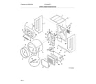 Frigidaire FFLG4033QT1 upper cabinet/drum heater diagram
