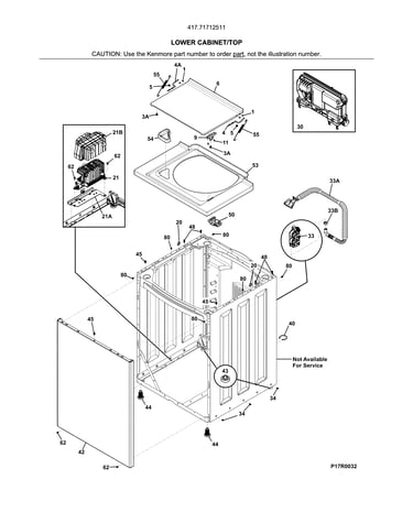 Lower cabinet/top