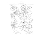 Kenmore 41771723511 motor/blower/belt diagram