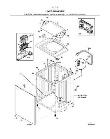 Lower cabinet/top