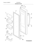 Refrigerator door