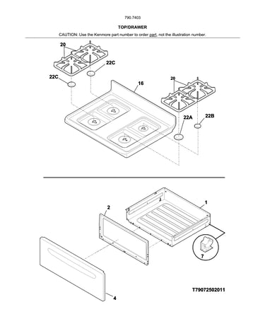 Top/drawer