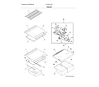 Frigidaire FFHT2021QS1 shelves diagram