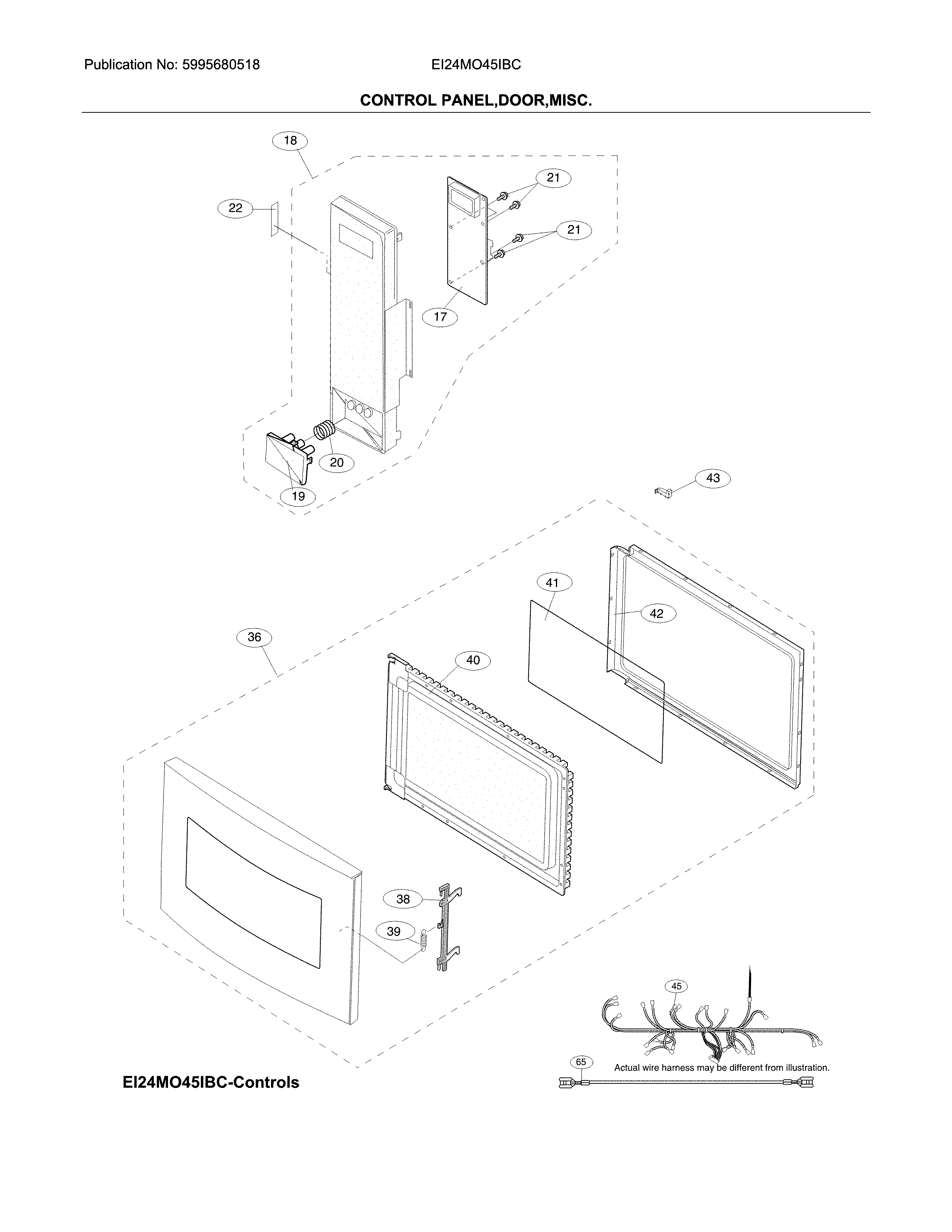 Control panel,door,miscellaneous