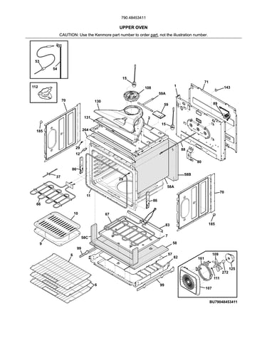 Upper oven