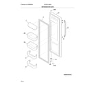 Frigidaire FFHS2311LBRA refrigerator door diagram