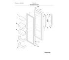 Frigidaire FFSS2314QEAA refrigerator door diagram