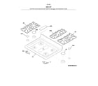 Kenmore 79078049412 main top diagram