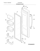 Refrigerator door