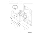 Frigidaire FGHS2655PF6B ice & water dispenser diagram