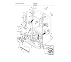 Electrolux EI23BC32SS0 cabinet diagram