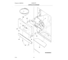 Frigidaire FGEB28D7RF2 controls & ice dispenser diagram
