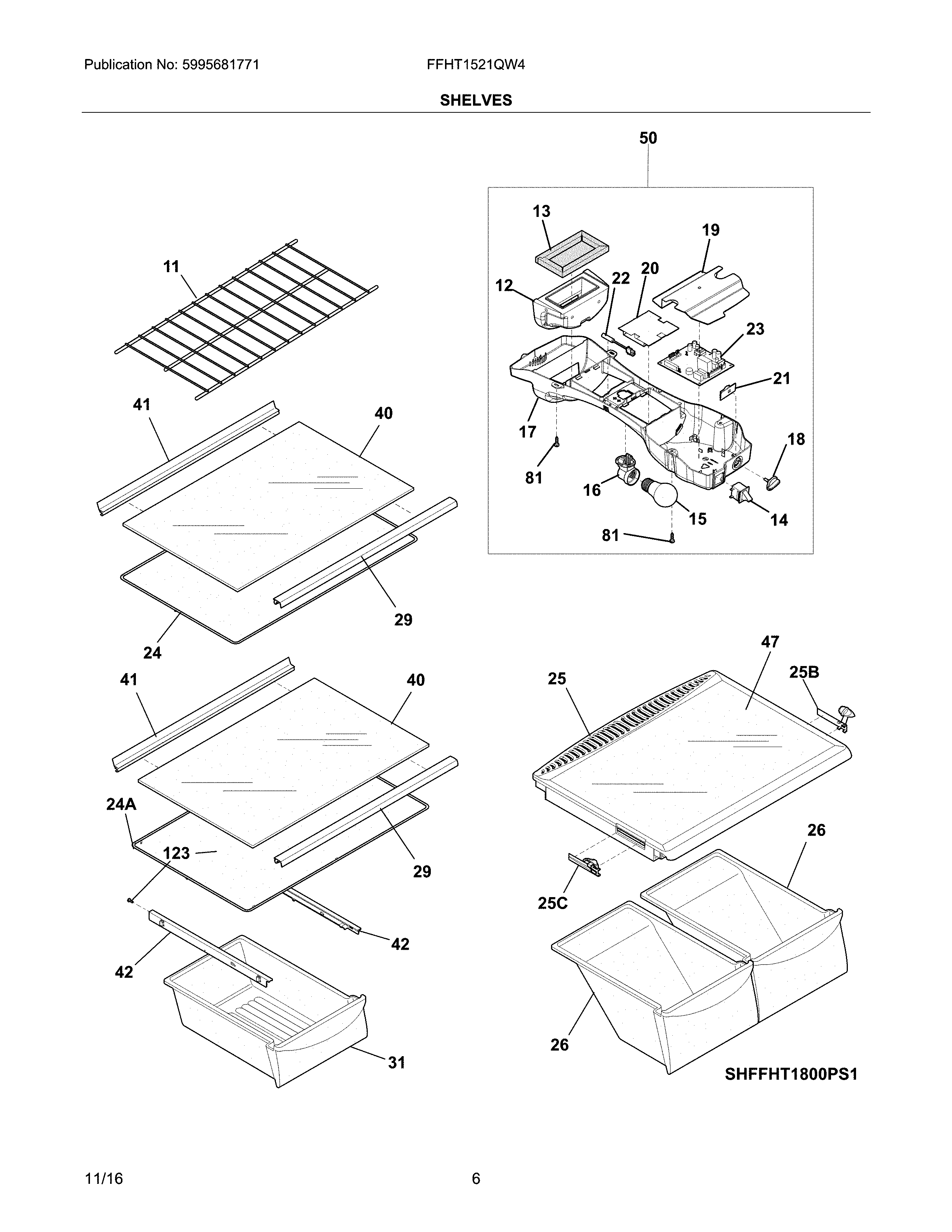 Shelves