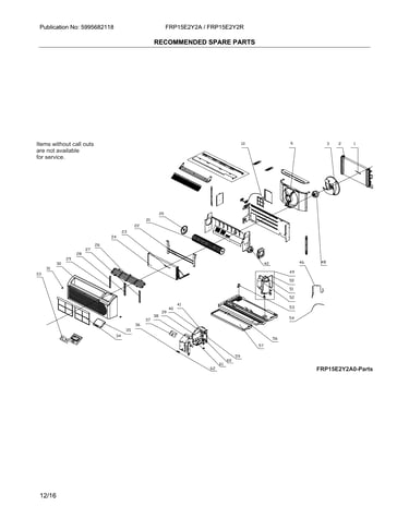 Recommended spare parts