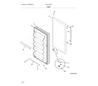 Frigidaire FFVU17F2SC0 door diagram