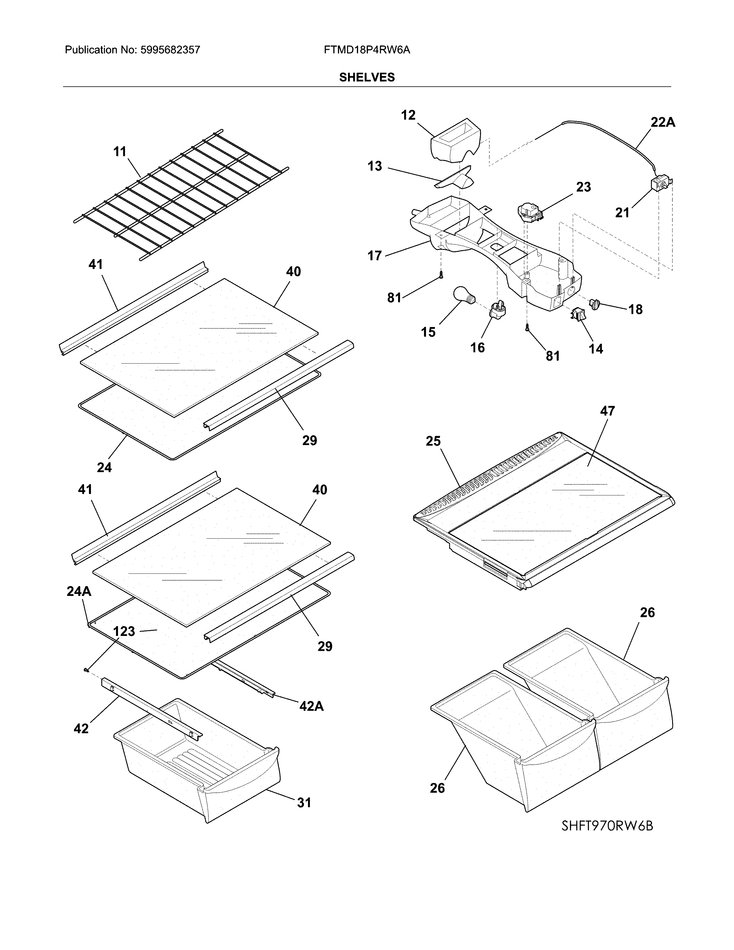 SHELVES