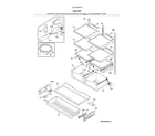 Kenmore 25370423419 shelves diagram