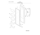 Frigidaire FFHS2322MWLA refrigerator door diagram