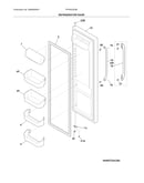 Refrigerator door