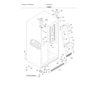 Frigidaire FFHS2322MWLA cabinet diagram