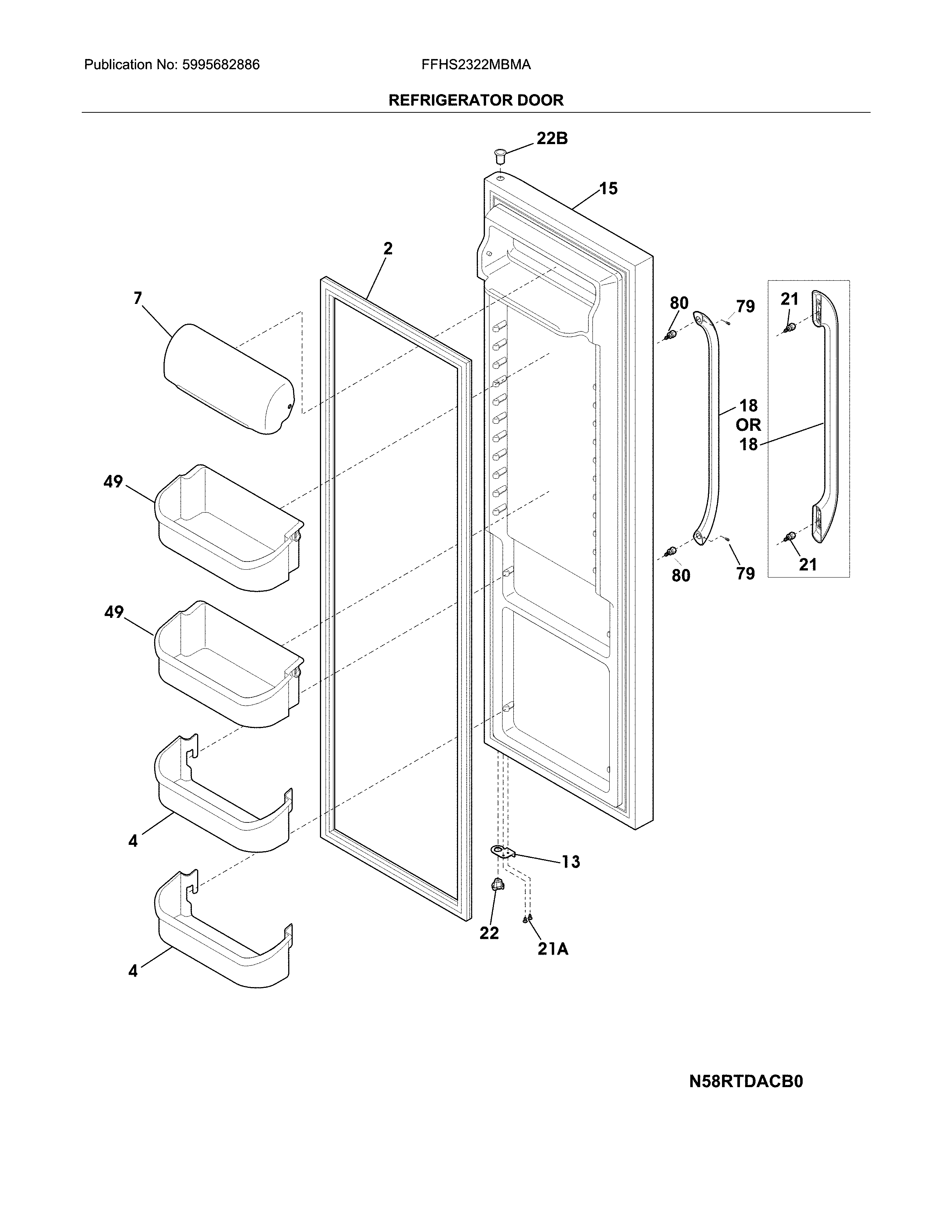 REFRIGERATOR DOOR