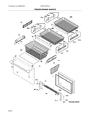 Freezer drawer, baskets