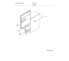 Frigidaire LGID2478SF0A door diagram