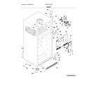 Frigidaire FFTR2021QW8A cabinet diagram