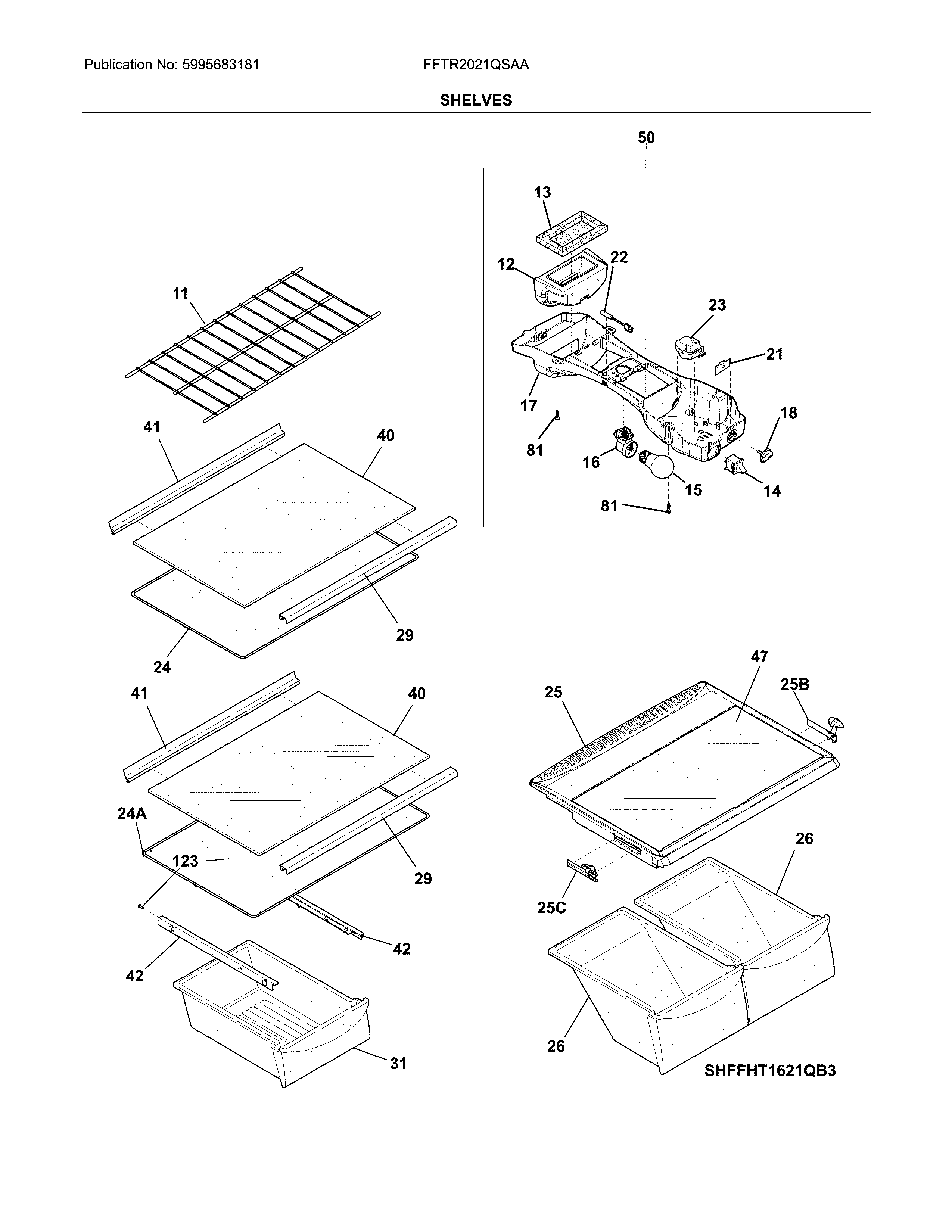SHELVES