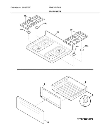 Top/drawer