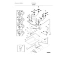 Frigidaire FFGF3023LMG burner diagram