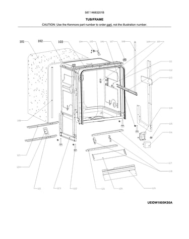 Tub/frame