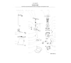 Kenmore Elite 58714683201B motor & pump diagram