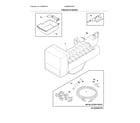 Electrolux EI28BS65KSEA freezer ice maker diagram