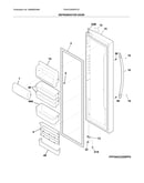 Refrigerator door