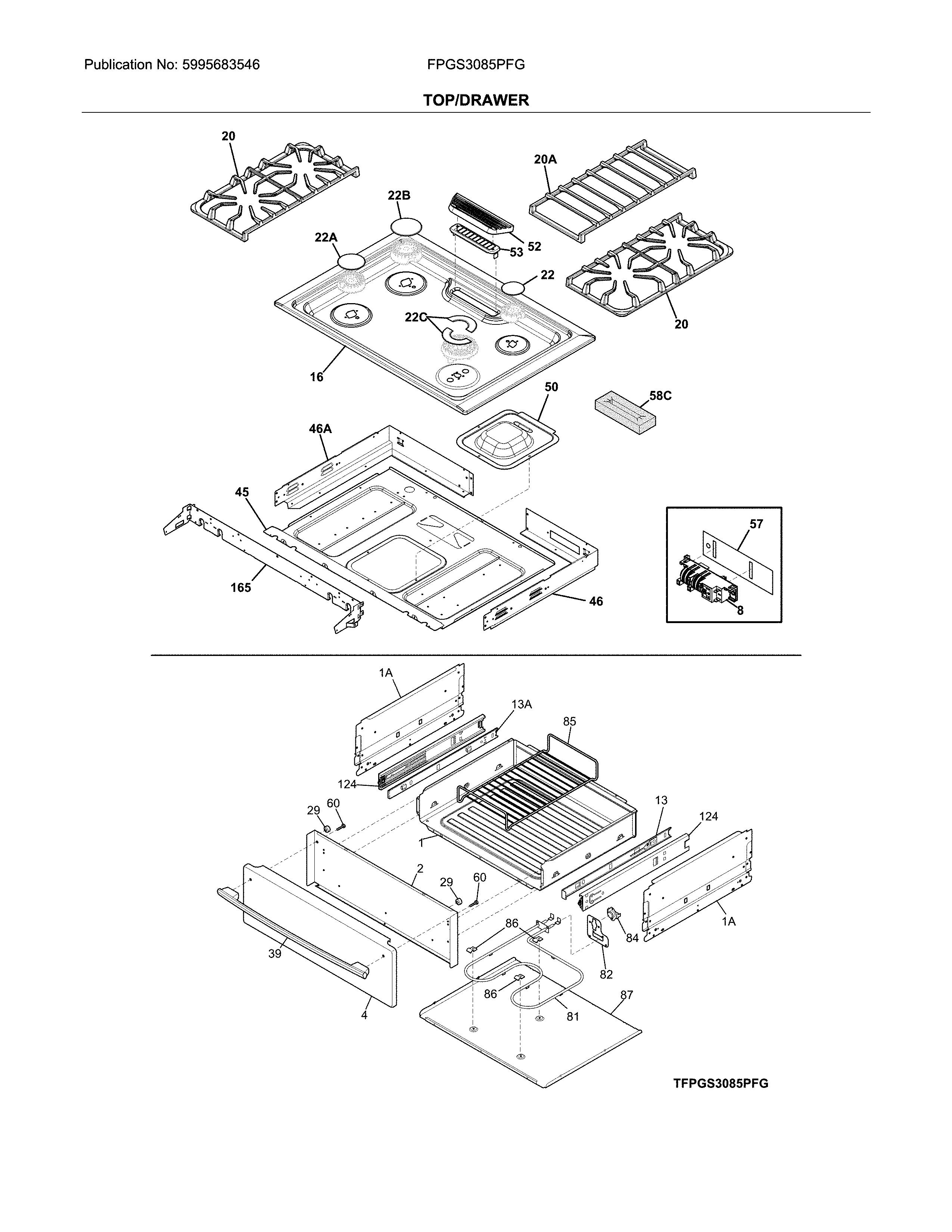 Top/drawer