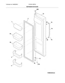 Refrigerator door