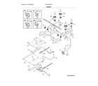 Frigidaire FFGS3025PSH burner diagram