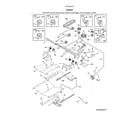 Kenmore Elite 7903263331A burner diagram