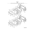 Kenmore 79097223412 doors diagram