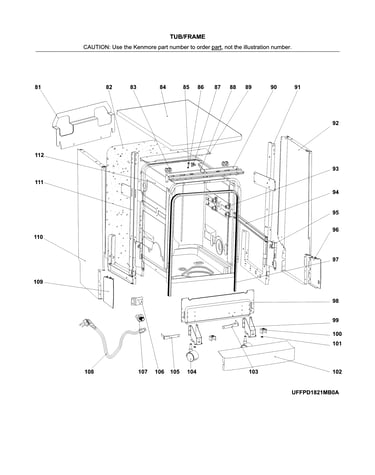 Tub/frame