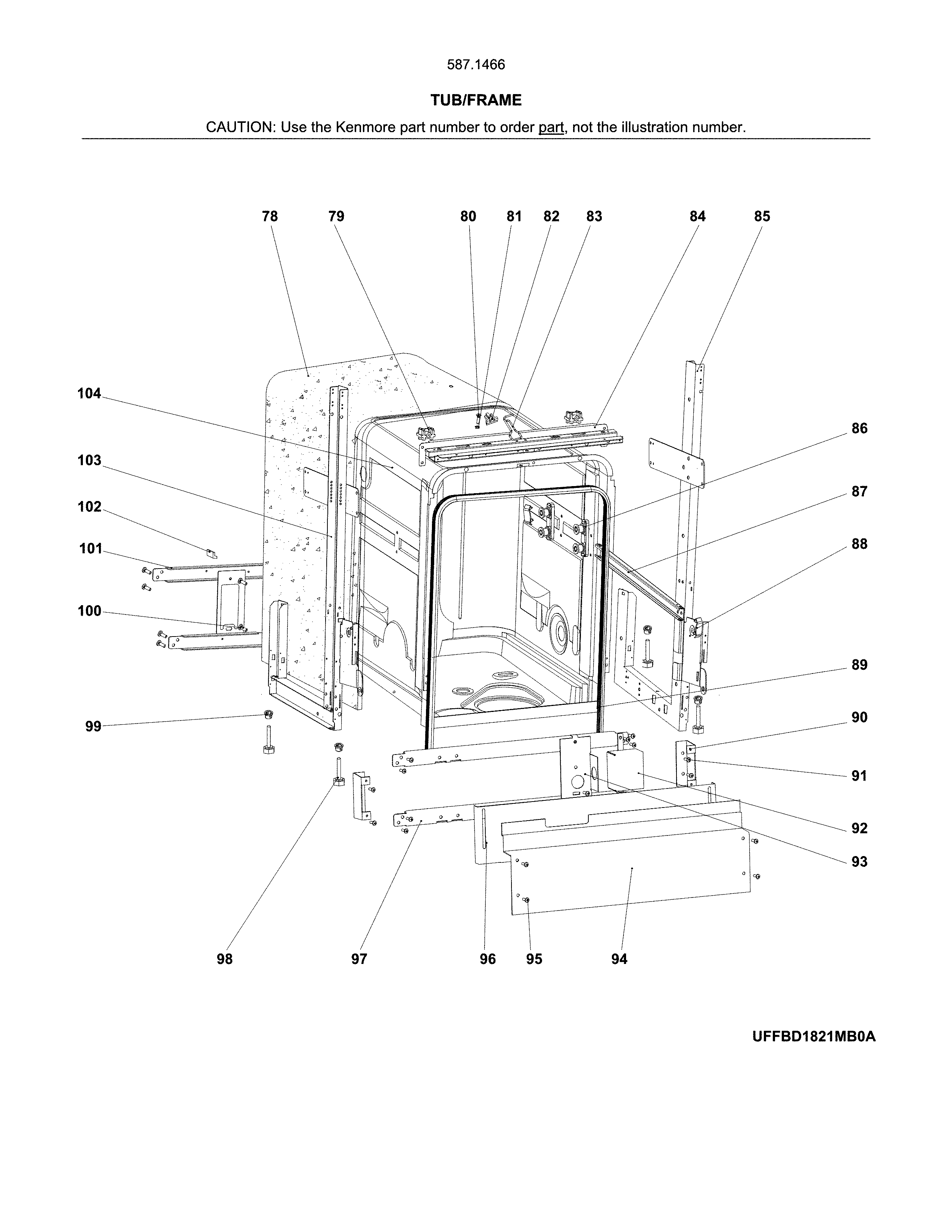 Tub/frame
