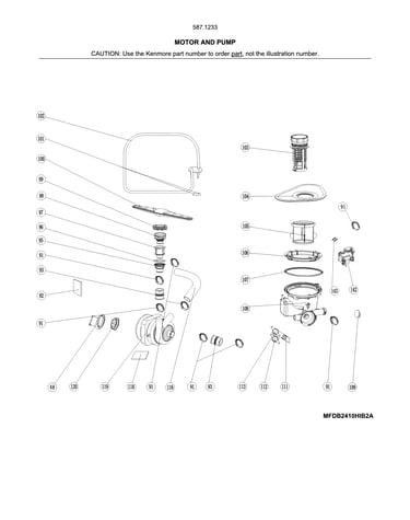 Motor and pump