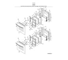 Kenmore 79040252411 doors diagram