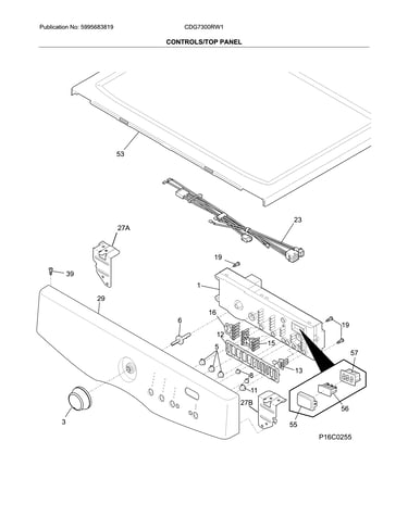 Controls/top panel