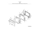 Kenmore Pro 79072583513 door diagram