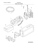 Fresh food ice maker