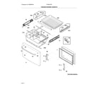 Frigidaire FFHB2740PEBA freezer drawer, baskets diagram