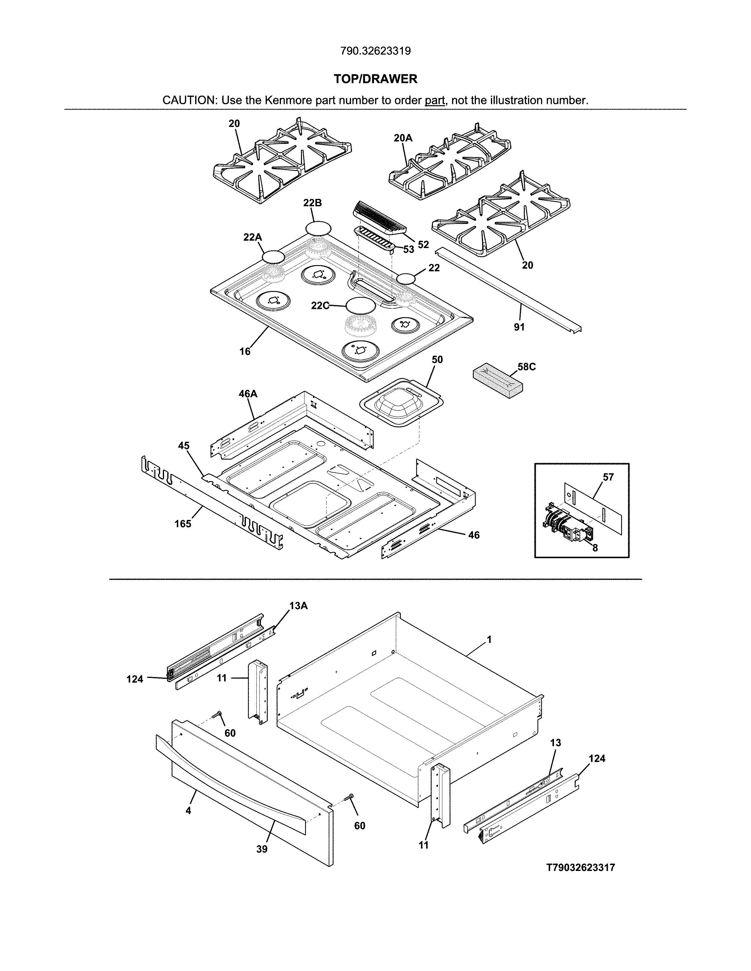 Top/drawer