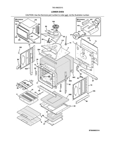 Lower oven